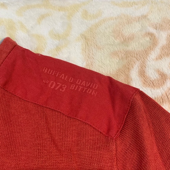 Orange Buffalo David Bitton Sweater - Picture 2 of 2